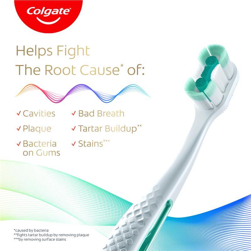 Colgate Toothbrush Total Foaming Clean Soft 3 Pack