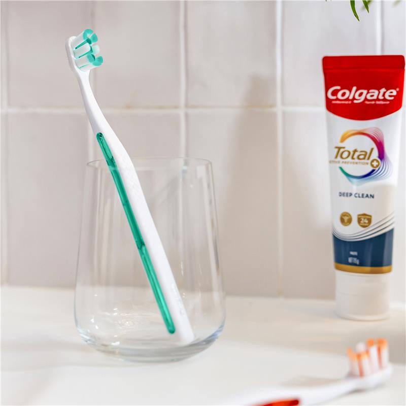 Colgate Toothbrush Total Foaming Clean Medium 3 Pack