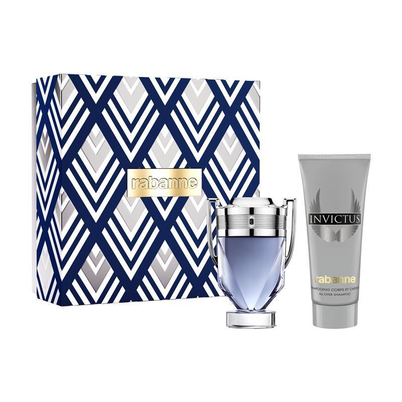 Rabanne Invictus Eau De Toilette 100ml + Shower Gel 2 Piece Set