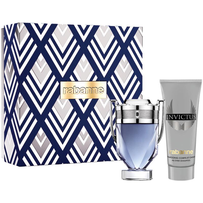 Rabanne Invictus Eau De Toilette 100ml + Shower Gel 2 Piece Set 2026