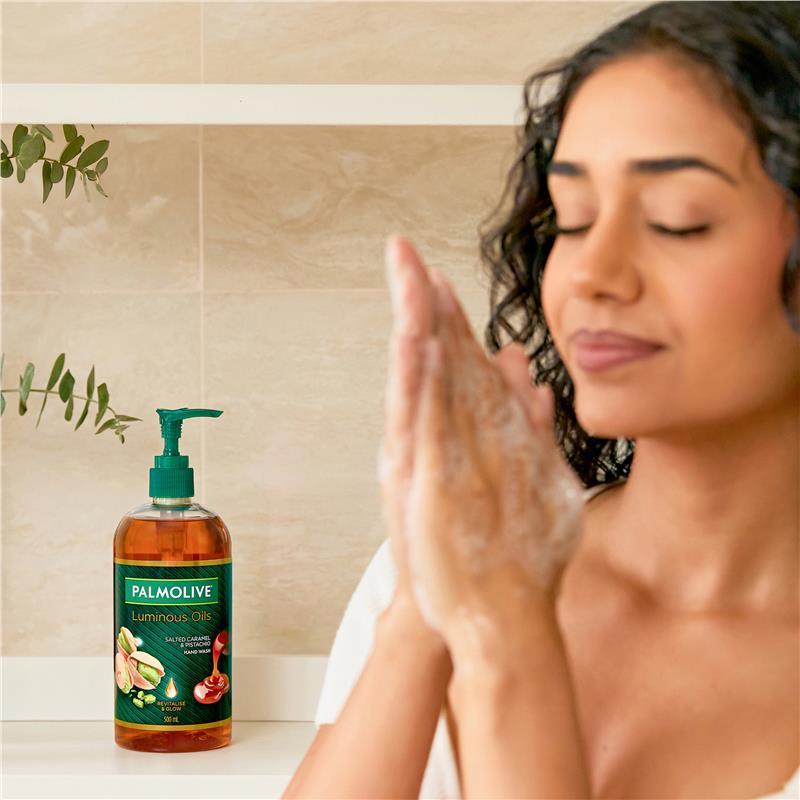 Palmolive Luminous Oils Hand Wash Salted Caramel & Pistachio 500ml