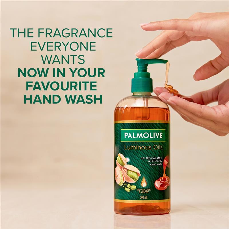 Palmolive Luminous Oils Hand Wash Salted Caramel & Pistachio 500ml