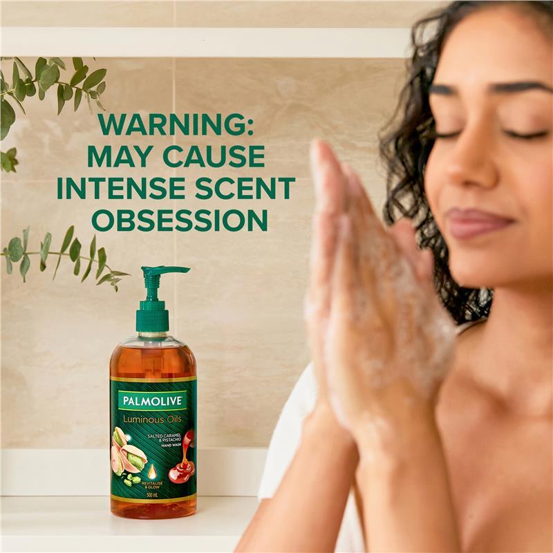 Palmolive Luminous Oils Hand Wash Salted Caramel & Pistachio 500ml