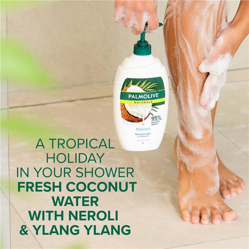 Palmolive Naturals Body Wash Coconut 1L