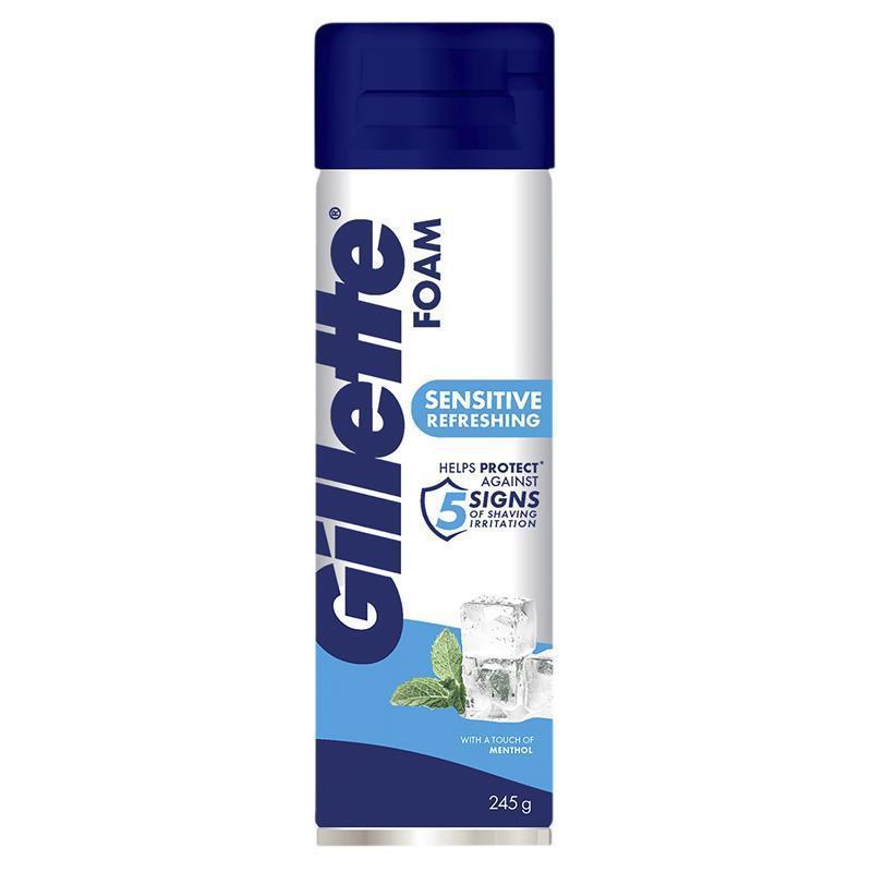 Gillette Sensitive Refreshing Foam 245g