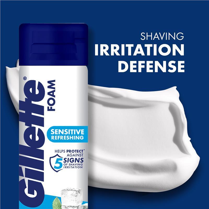 Gillette Sensitive Refreshing Foam 245g