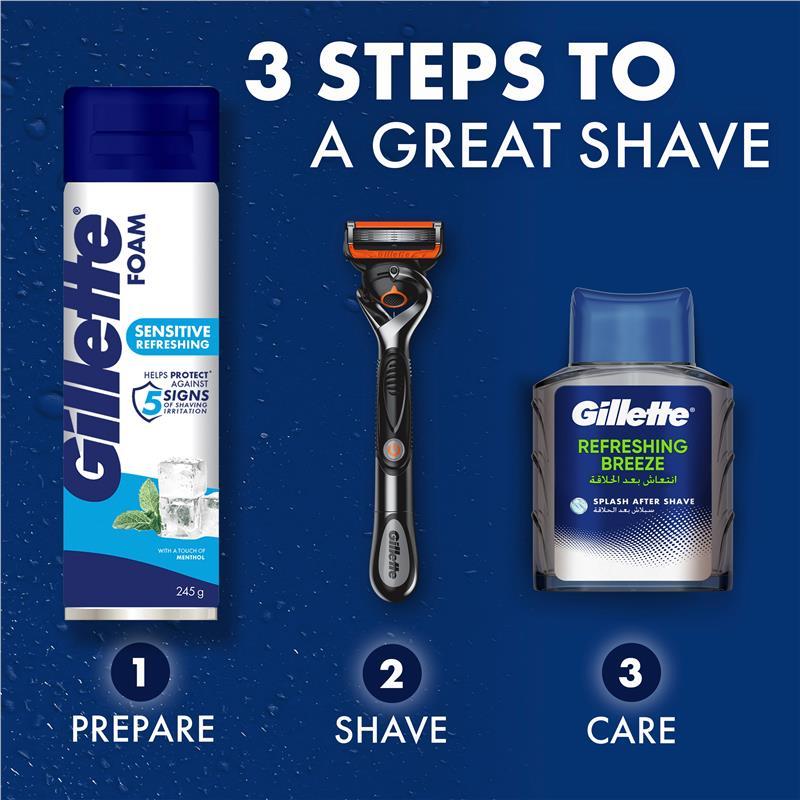 Gillette Sensitive Refreshing Foam 245g