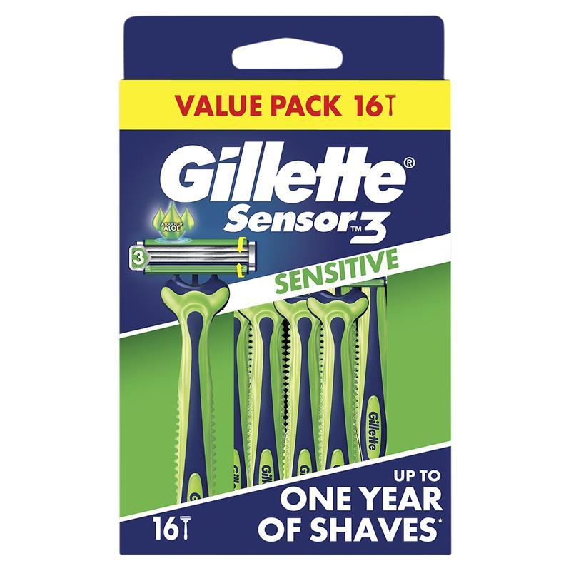 Gillette Sensor 3 Sensitive 16 Pack