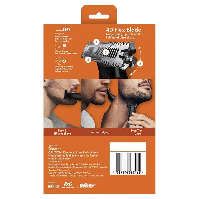 Gillette Fusion1 Style Easy Face Trimmer