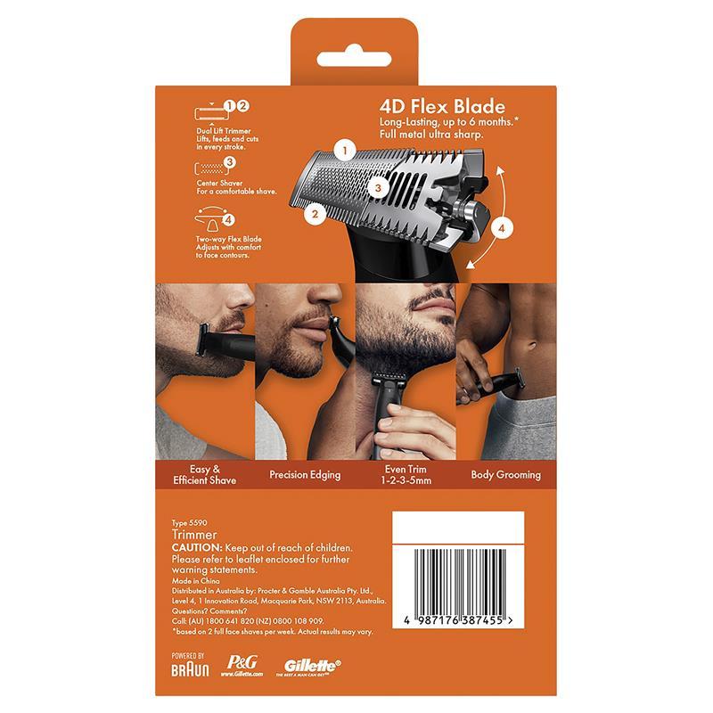 Gillette Fusion1 Style Easy Face & Body Trimmer