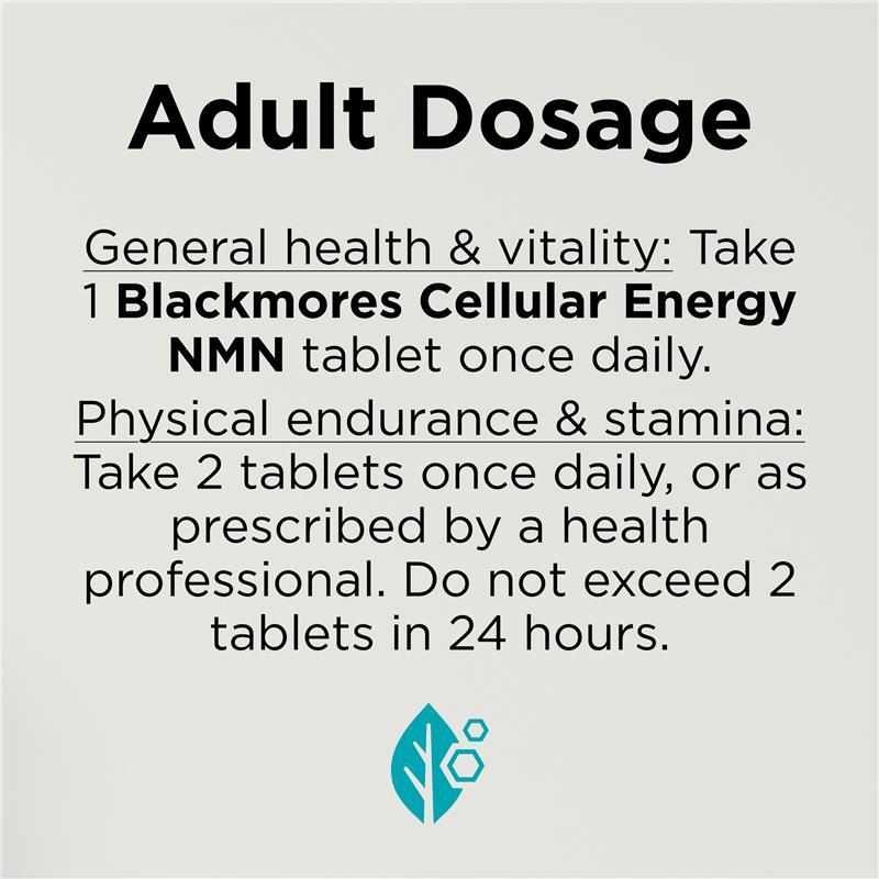 Blackmores Cellular Energy NMN 250mg 60 Tablets