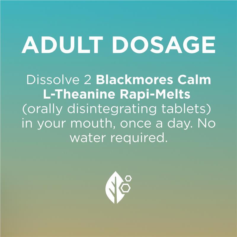 Blackmores Calm L-Theanine Rapi-Melt 90 Tablets