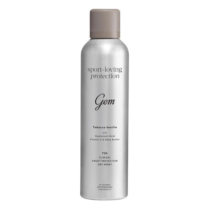 Gem Sport-Loving Clinical Antiperspirant Aerosol Tobacco Vanilla 207ml