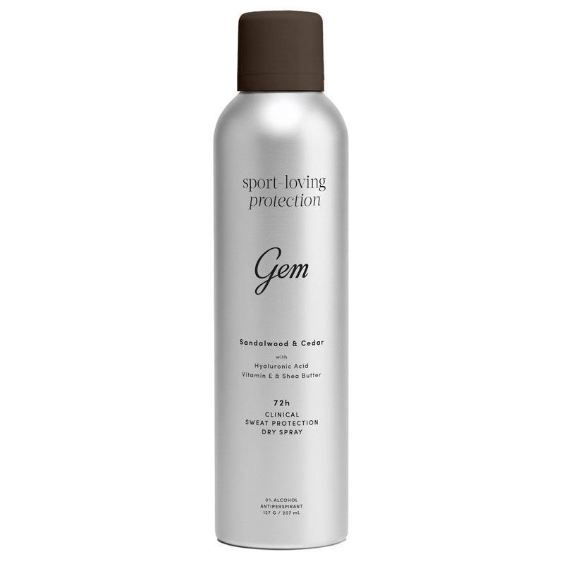 Gem Men Sport-Loving Clinical Antiperspirant Aerosol Sandalwood & Cedar 207ml