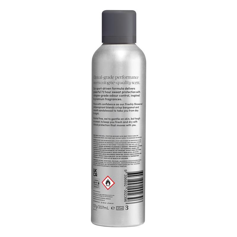 Gem Sport-Loving Clinical Antiperspirant Aerosol Freshly Showered 207ml