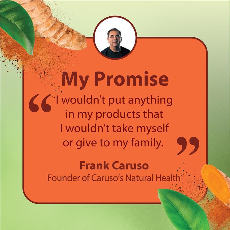 Carusos Herb Curcumin MAX 50 Tablets