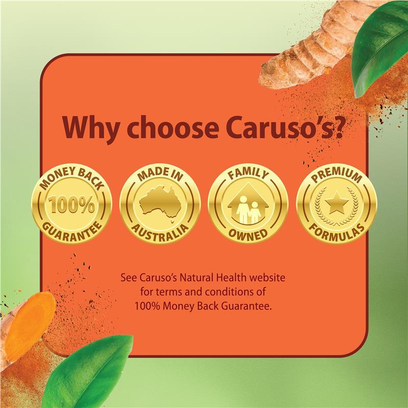 Carusos Herb Curcumin MAX 50 Tablets