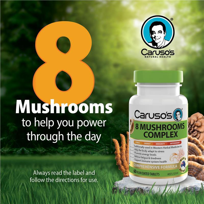 Carusos Mushroom Complex 60 Capsules