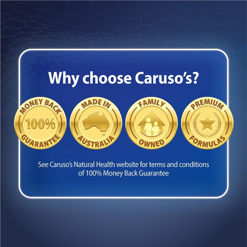 Carusos Magnesium Gly + D + Zinc + Selenium 60 Tablets