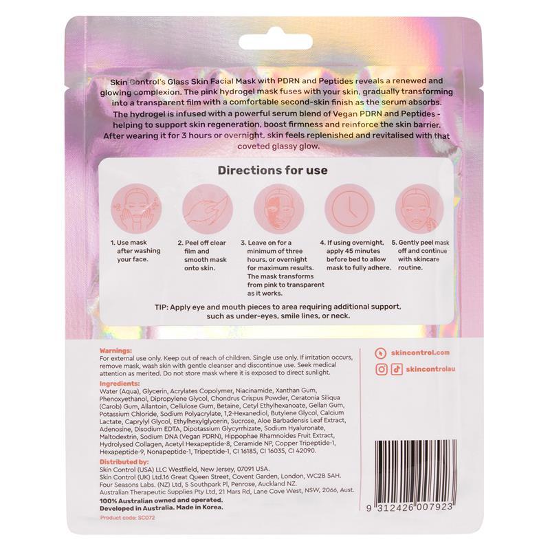 Skin Control Glass Skin Face Mask PDRN & Peptides