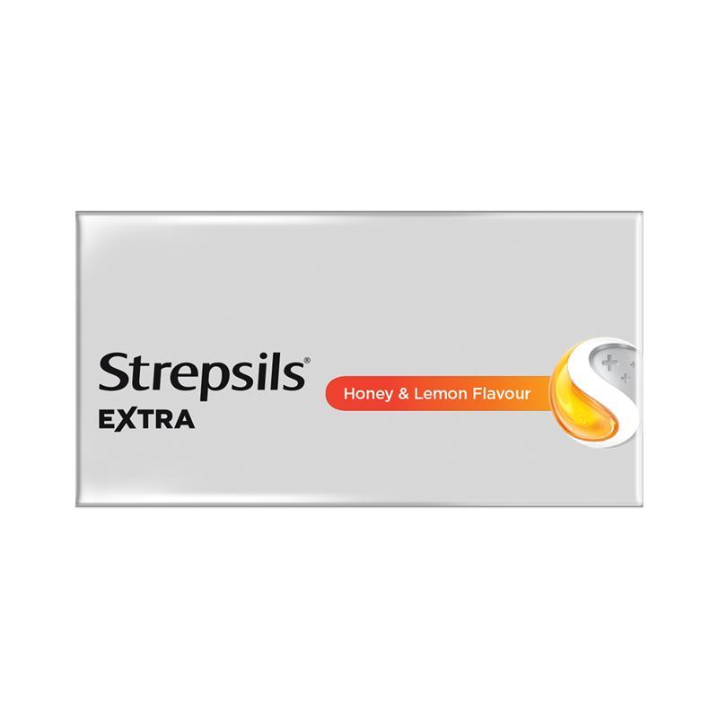 Strepsils Extra Lozenges Honey & Lemon 48 Pack