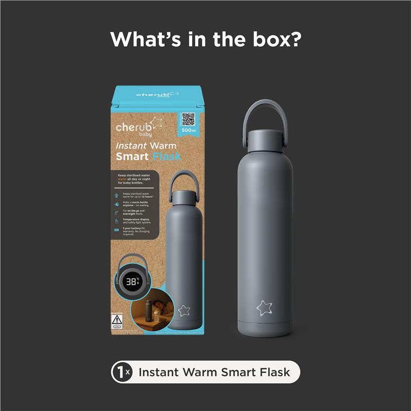 Cherub Baby Instant Warm Smart Flask