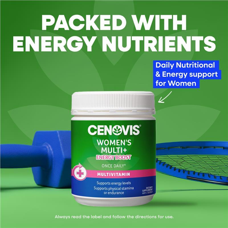 Cenovis Womens Multi + Energy Boost 150 Capsules