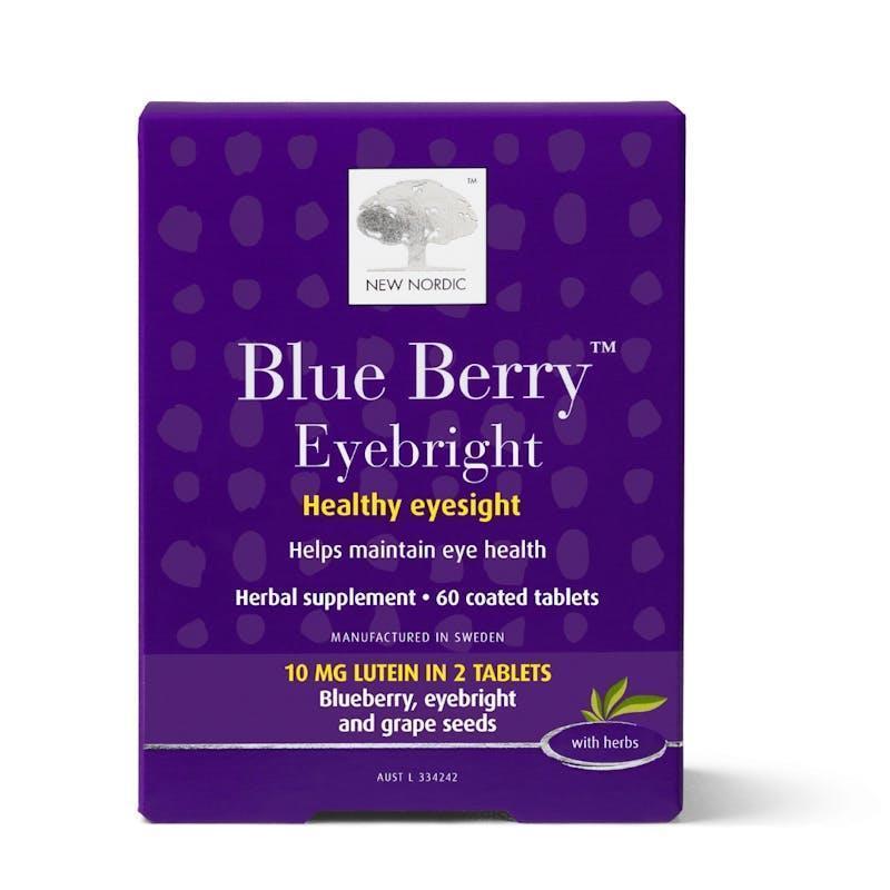New Nordic Blue Berry Eyebright 60 Tablets 1 Box