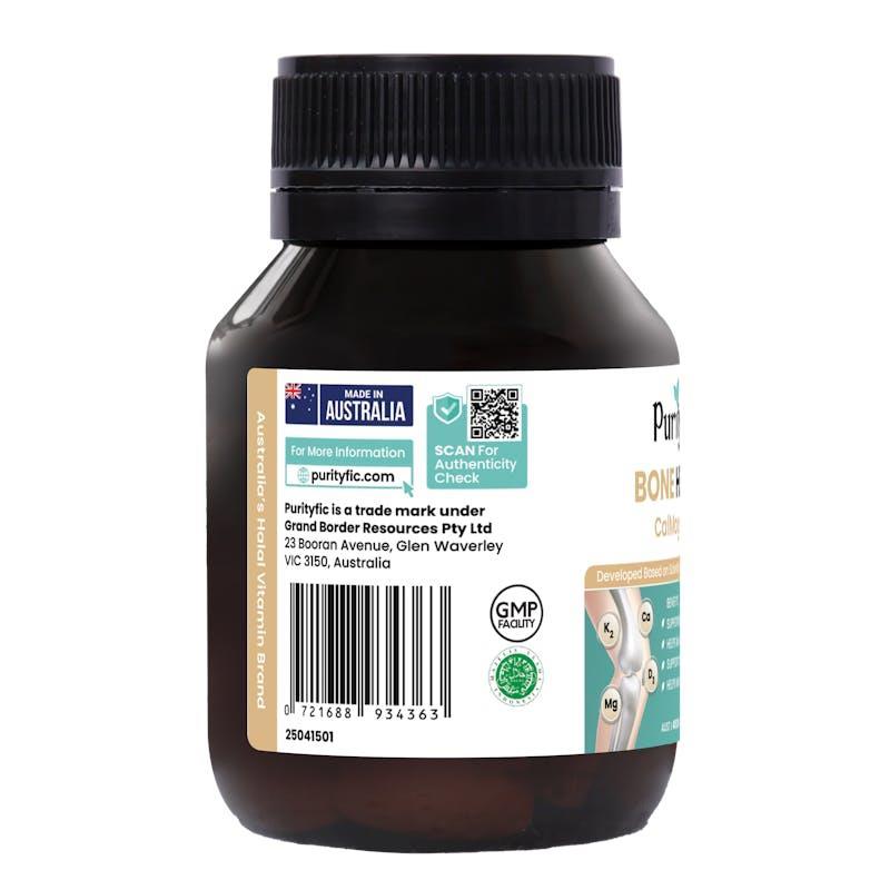 Purityfic Bone Health CalMag+D3K2 (60 Film Coated Tablets) 1Bottle