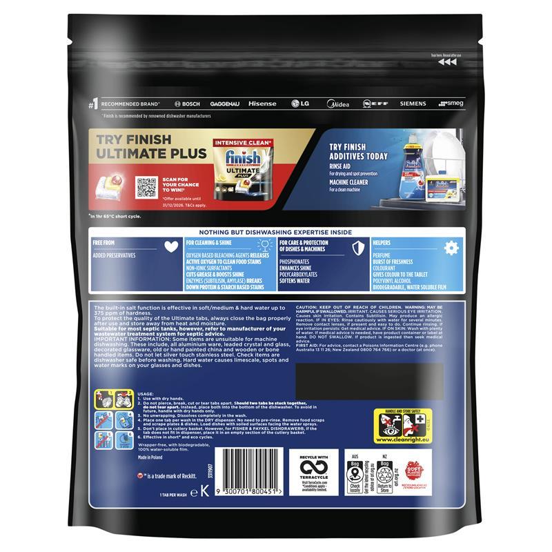 Finish Ultimate Lemon 62 Pack