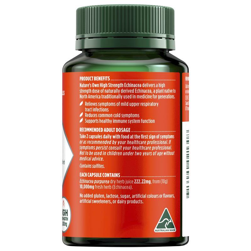 Nature's Own High Strength Echinacea 60 Capsules