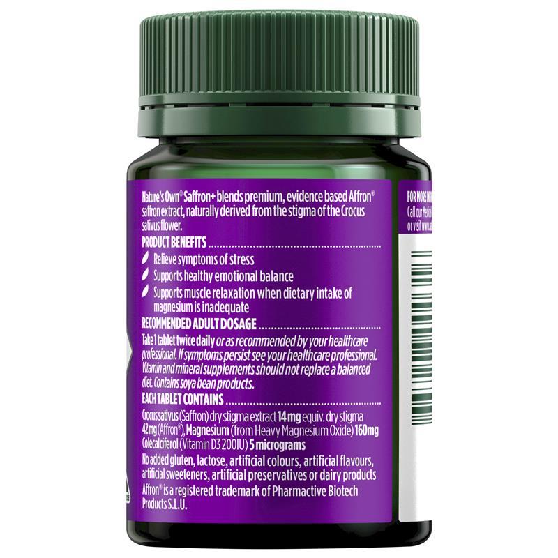 Nature's Own Saffron 50 Tablets