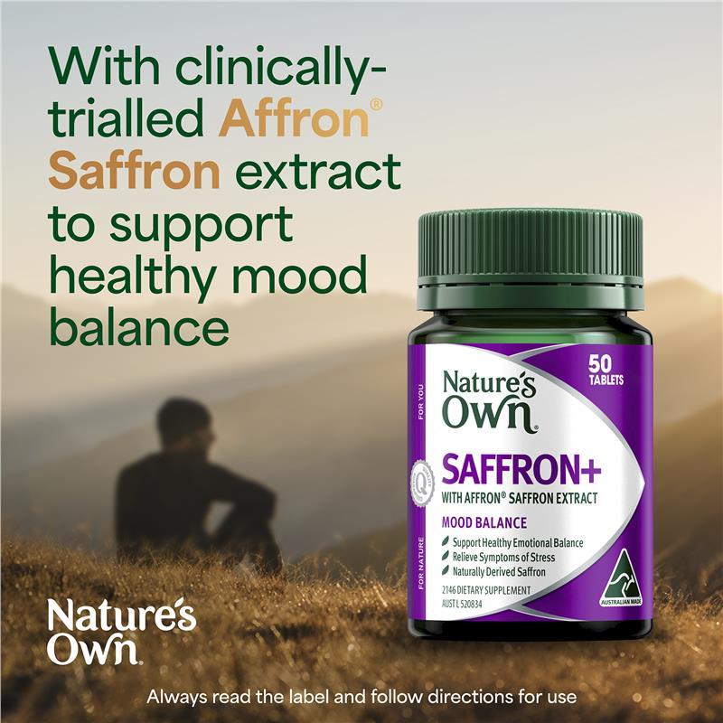 Nature's Own Saffron+ 50 Tablets