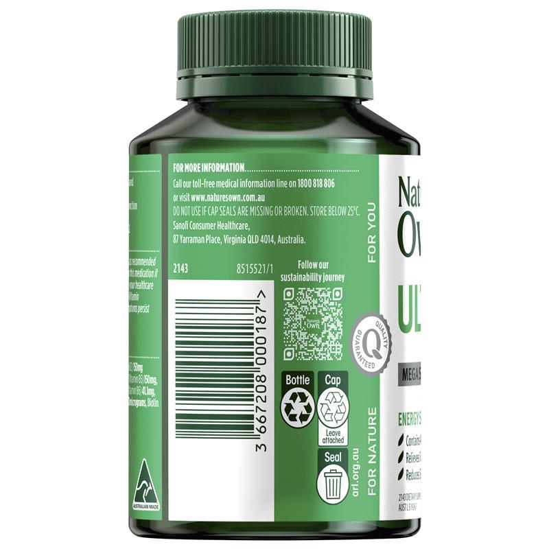Nature's Own Ultra B+ 120 Tablets