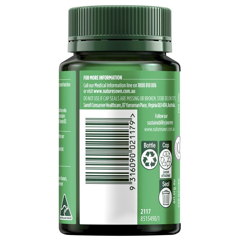 Nature's Own Vitamin B12 200 Tablets Exclusive Size
