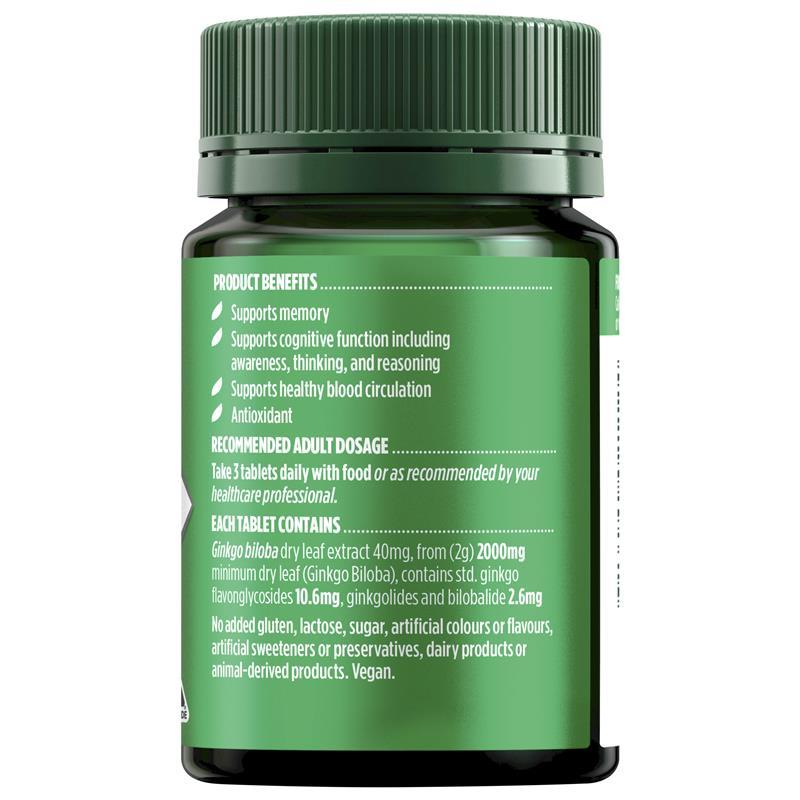 Nature's Own Ginkgo Biloba 60 Tablets