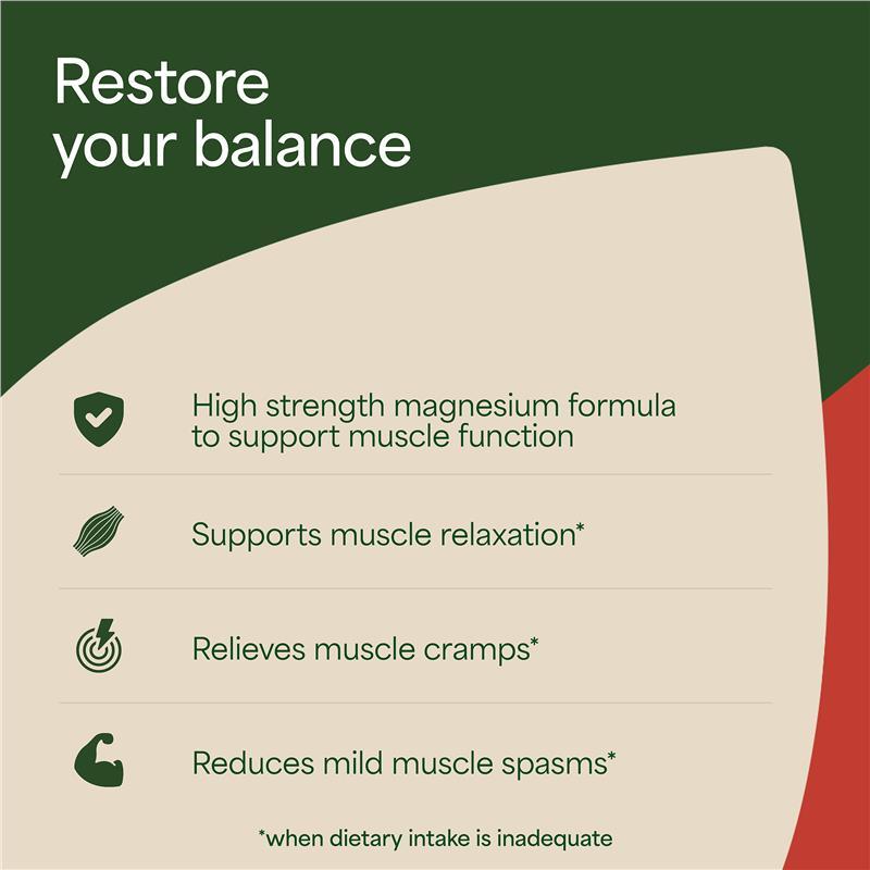 Nature's Own Magnesium + Muscle Support Effervescent 60 Tablets