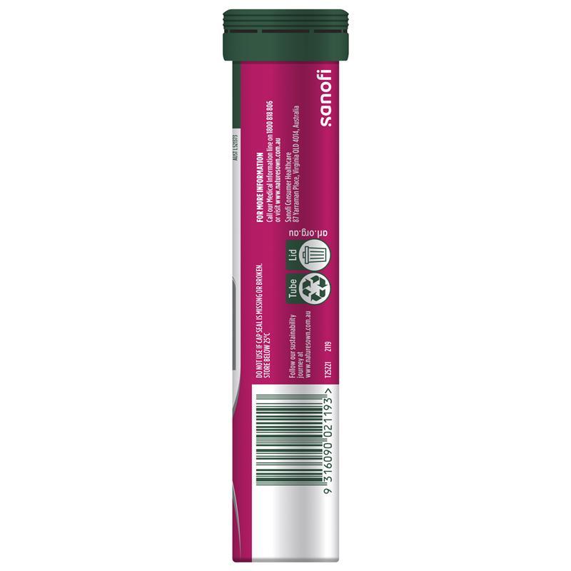 Nature's Own Collagen + Skin Support Effervescent 20 Tablets