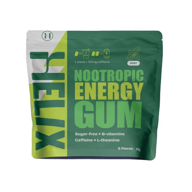Helix Nootropic Energy Gum - 12 Pack Spearmint