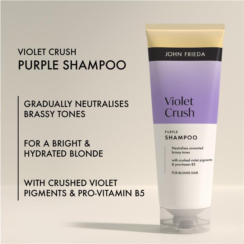 John Frieda Violet Crush Toning Shampoo 250ml