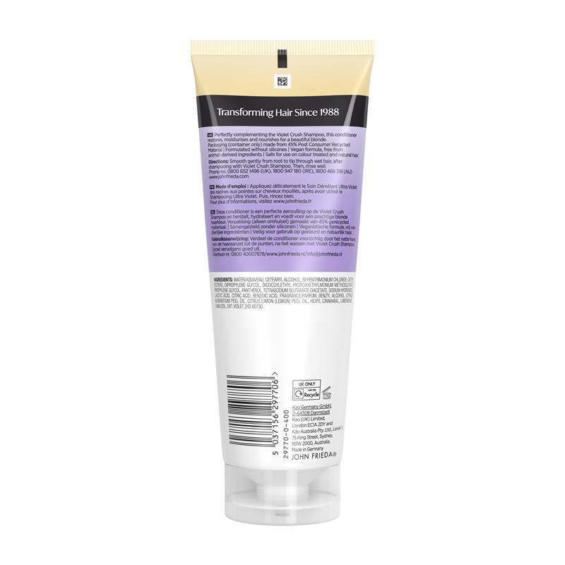 John Frieda Violet Crush Toning Conditioner 250ml