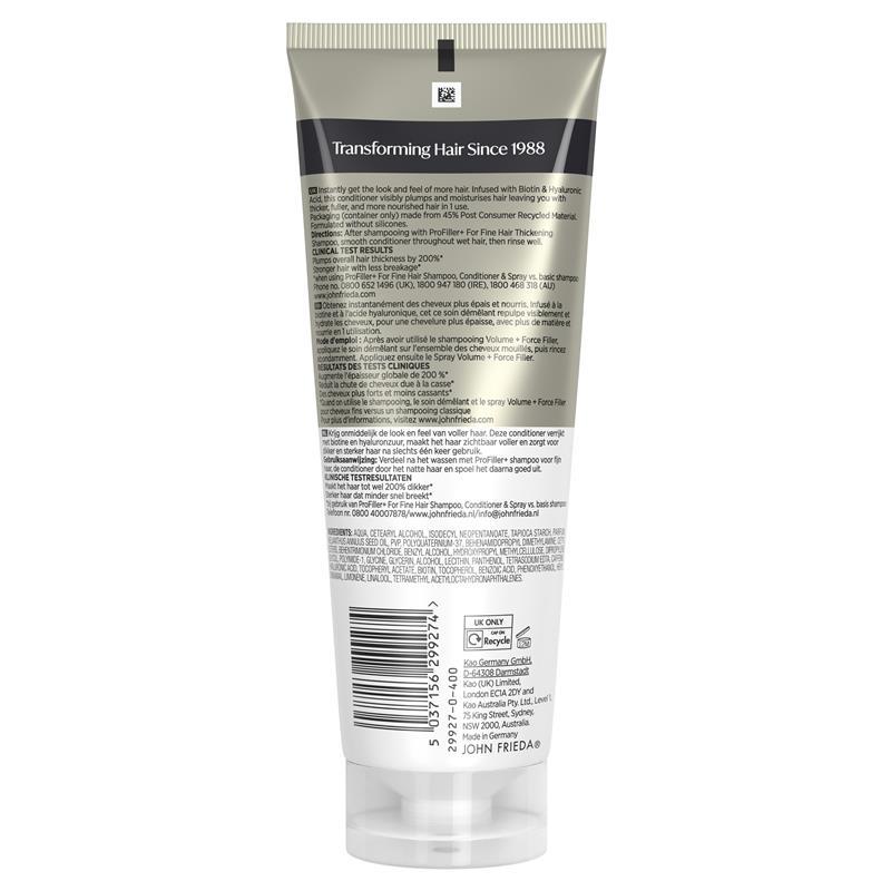 John Frieda ProFiller Thickening Conditioner 250ml