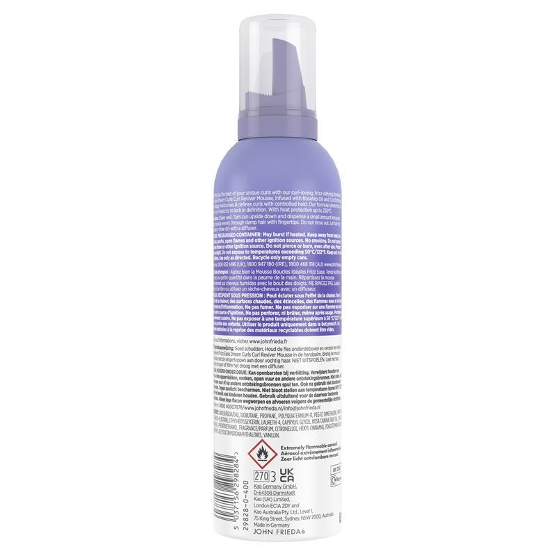 John Frieda Frizz Ease Dream Curls Mousse 200ml