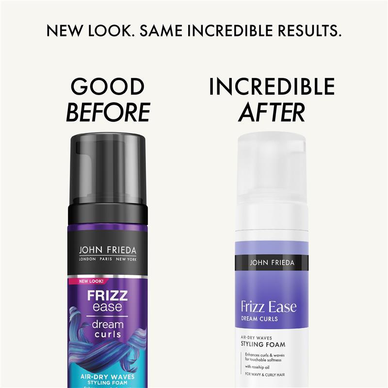 John Frieda Frizz Ease Dream Curls Air Dry Waves Styling Foam 150ml