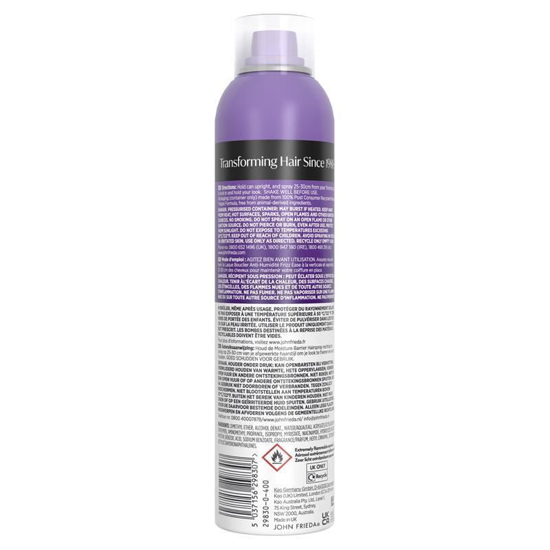 John Frieda Frizz Ease Moisture Barrier Hairspray 250ml