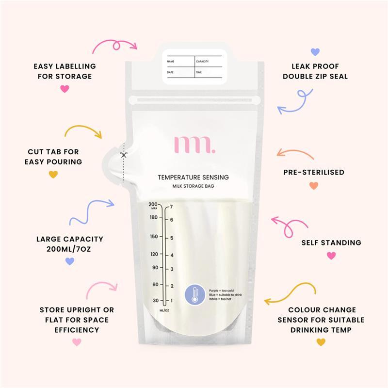 The Midwife Mumma Milk Storage Bags 25 Pack