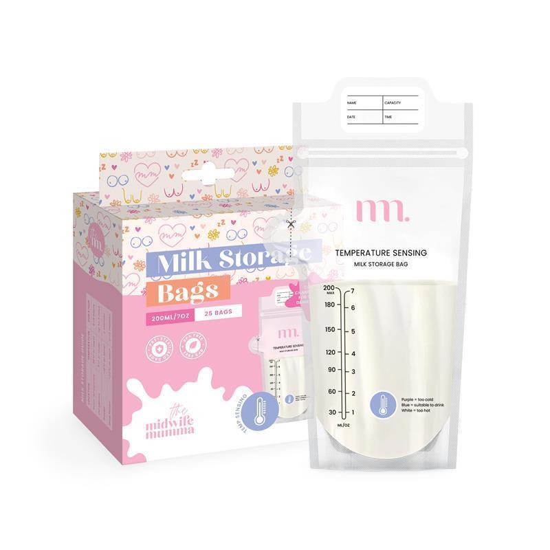 The Midwife Mumma Milk Storage Bags 25 Pack