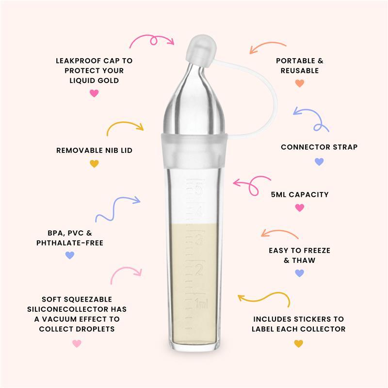 The Midwife Mumma Colostrum Reusable Breast Milk Collector 3 Pack