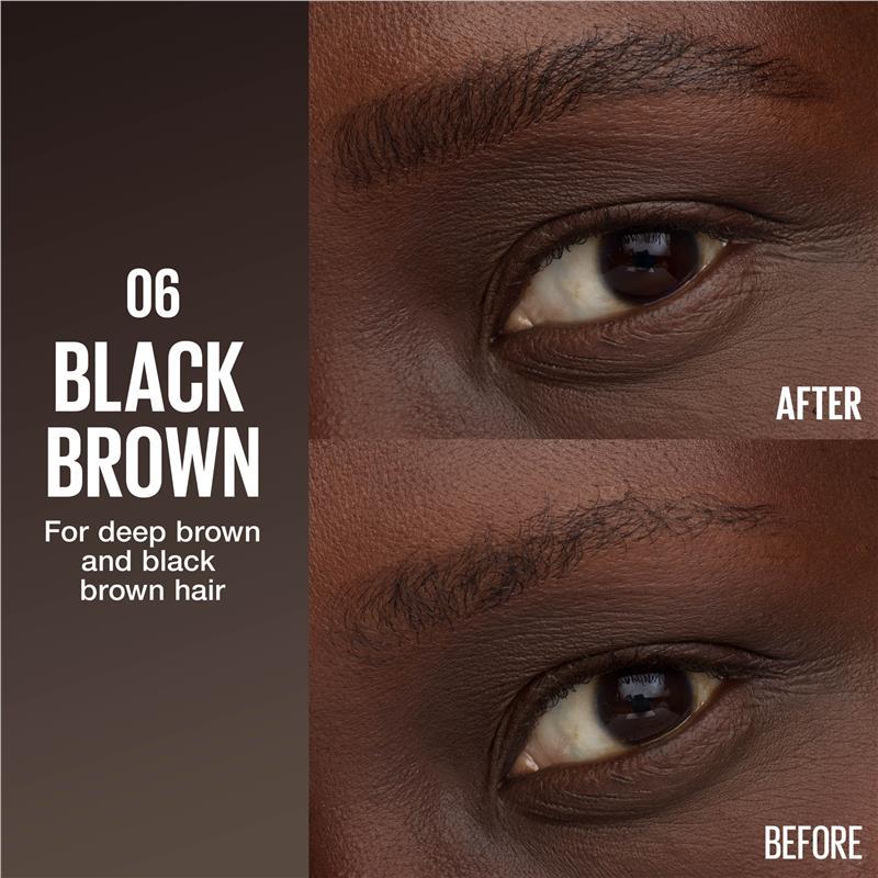 Maybelline Brow Insert Precise Definition Black Brown 6