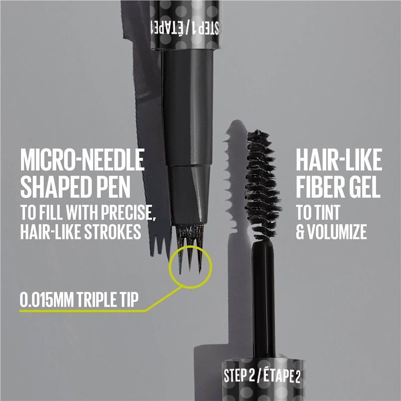 Maybelline Brow Insert Precise Definition Black Brown 6